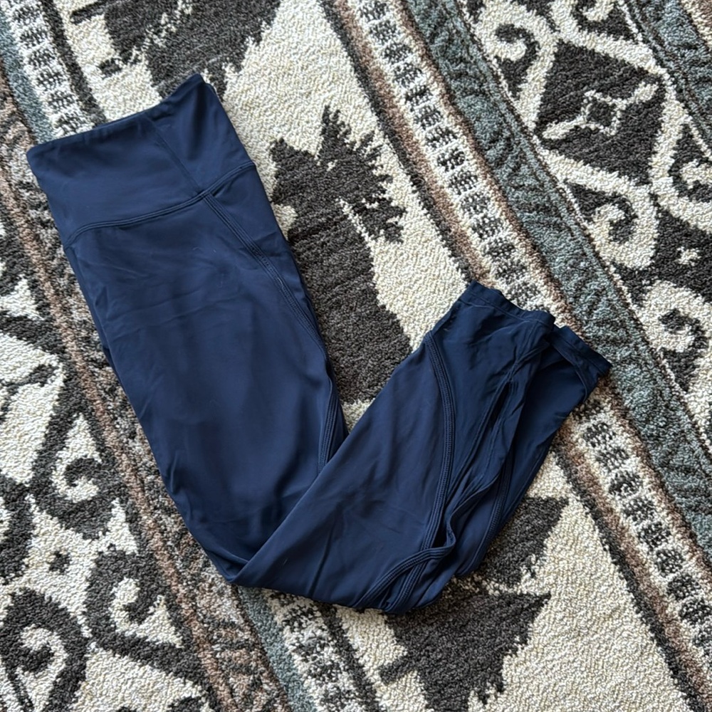 Athleta Navy Leggings Size Large